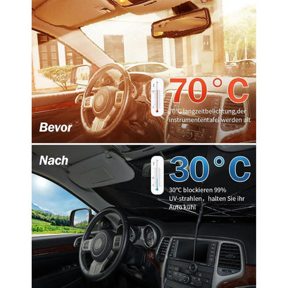 Sonnenschutz Auto Windschutzscheibe UV-Schutz 2024 Upgrade