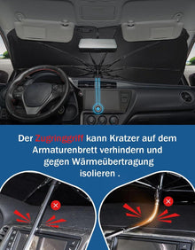 Sonnenschutz Auto Windschutzscheibe UV-Schutz 2024 Upgrade