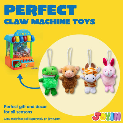 36er Mini Plüschtiere Set mit Schlüsselanhänger für Kinder, Dekoration, Party, Füller