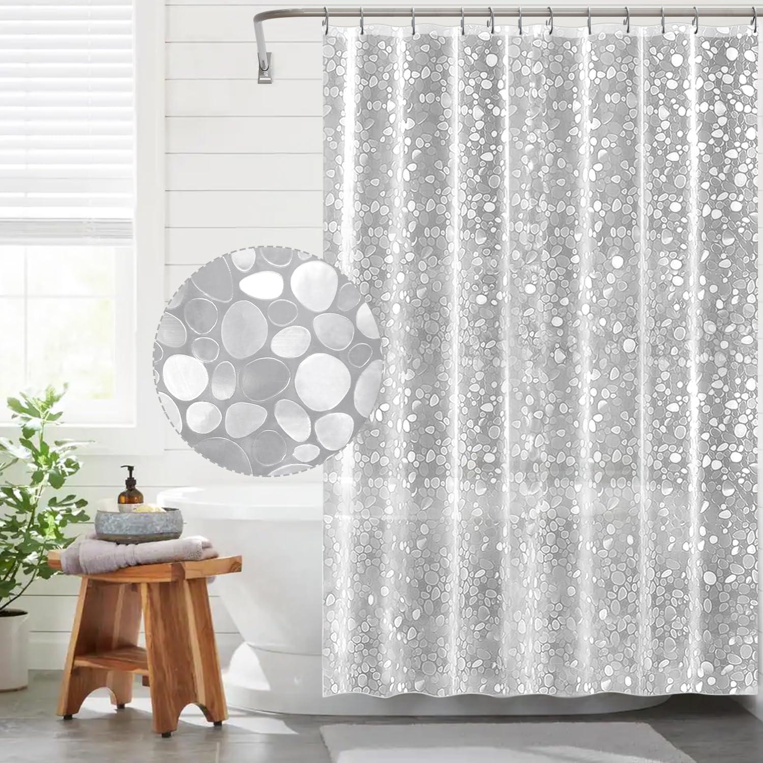 Duschvorhang Eva 180x180 cm 3D Effekt Anti-schimmel Wasserdicht