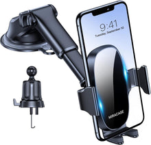 Universal Handyhalterung Auto mit starkem Saugnapf - Schwarz