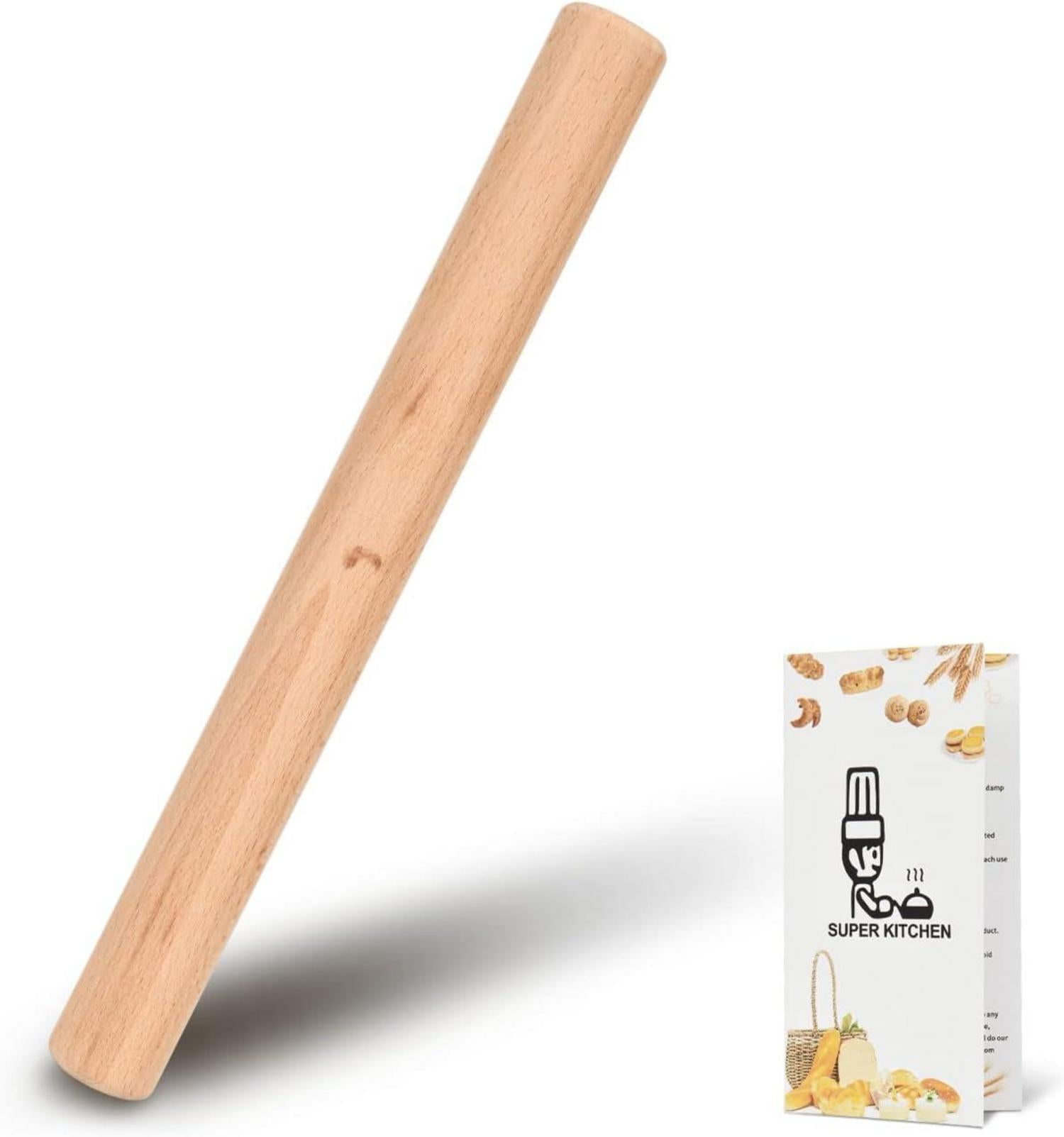 Holz Nudelholz Teigroller Rolling Pin Fondant Pizza Cookie