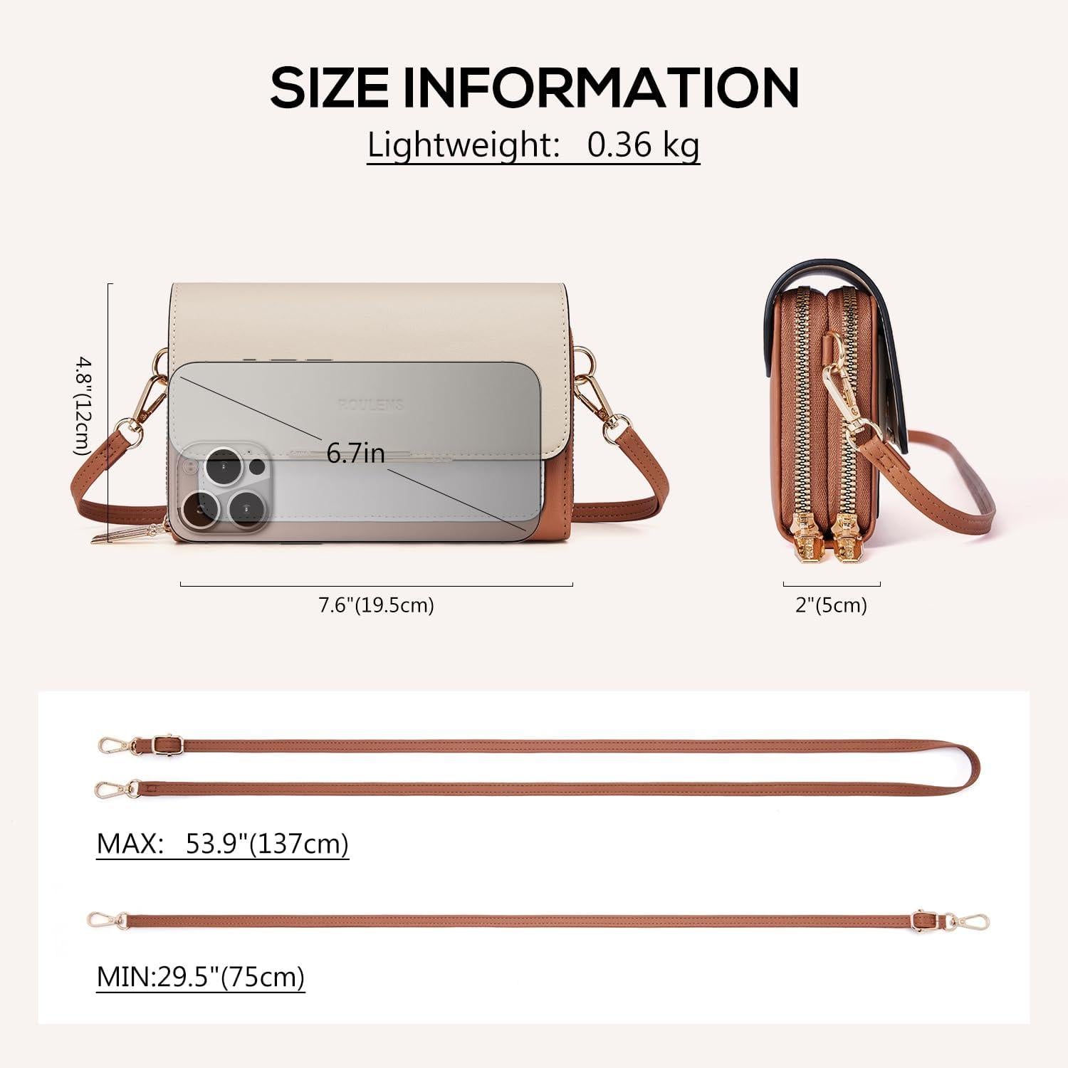 Kleine Damen Umhängetasche PU Leder Crossbody Schultertasche