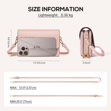 Kleine Damen Umhängetasche Crossbody Handy in Lederoptik