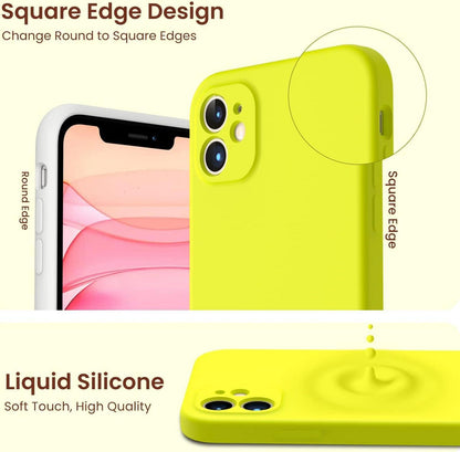 Schutzhülle für iPhone 11 mit Schutzfolie - Flüssiges Silikon Rubber
