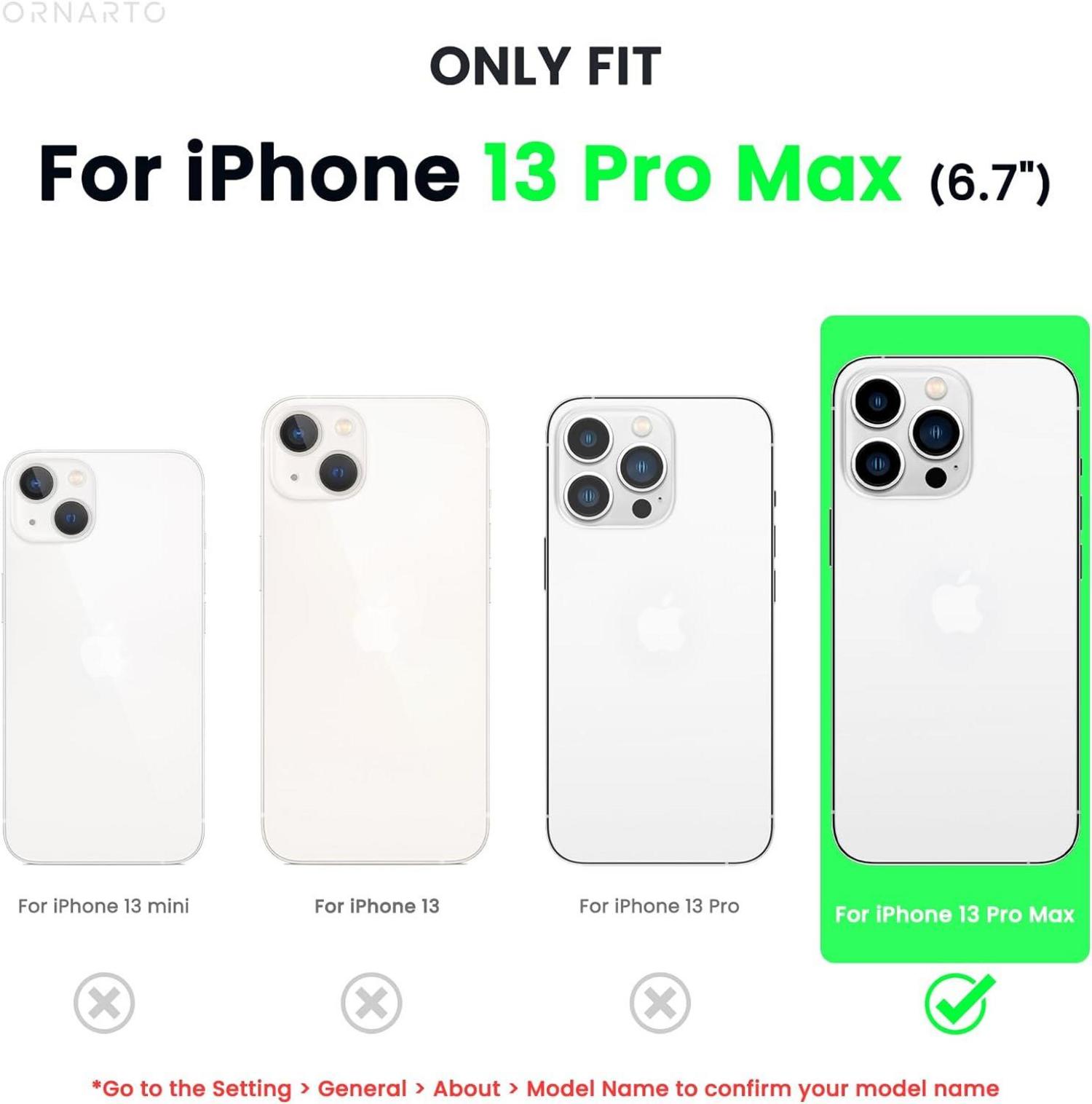 iPhone 13 Pro Max Hülle + 2x