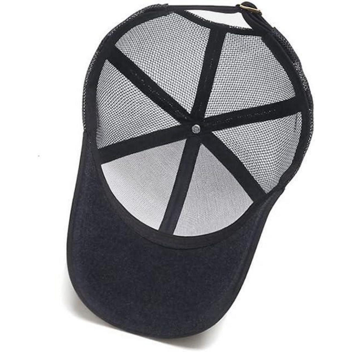 YAMEE Herren Baseball Cap Sommer Mesh, Grau | Sonnenschutz & Atmungsaktiv