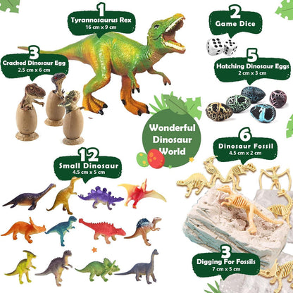 Dinosaurier Adventskalender für Kinder, 24 Tage Countdown