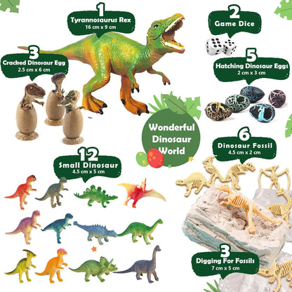 Dinosaurier Adventskalender für Kinder, 24 Tage Countdown
