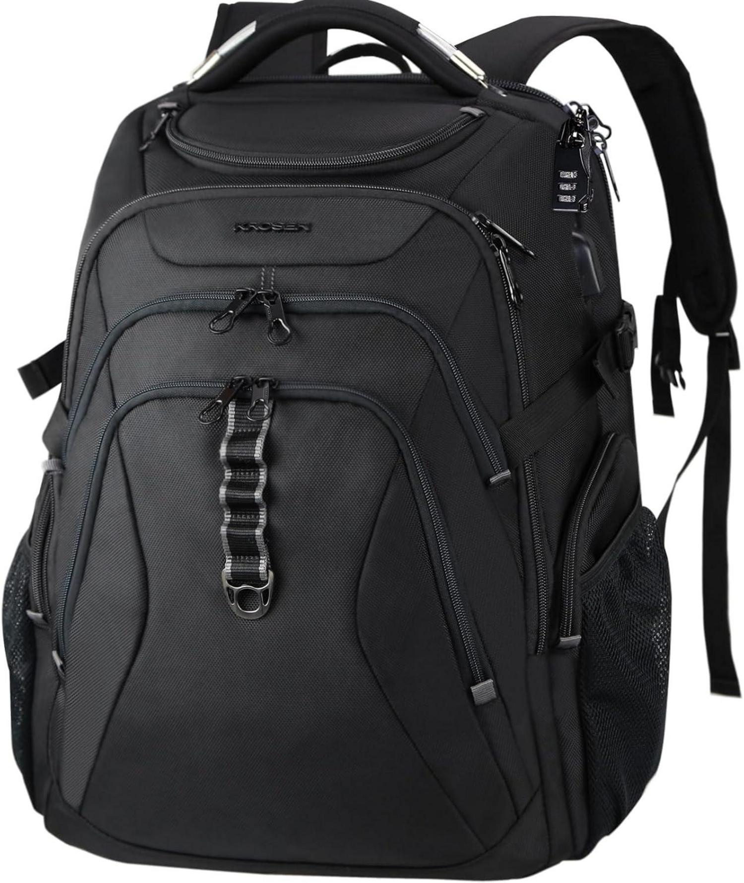 Laptop Rucksack 18,4 Zoll Hartschale RFID USB Business Backpack