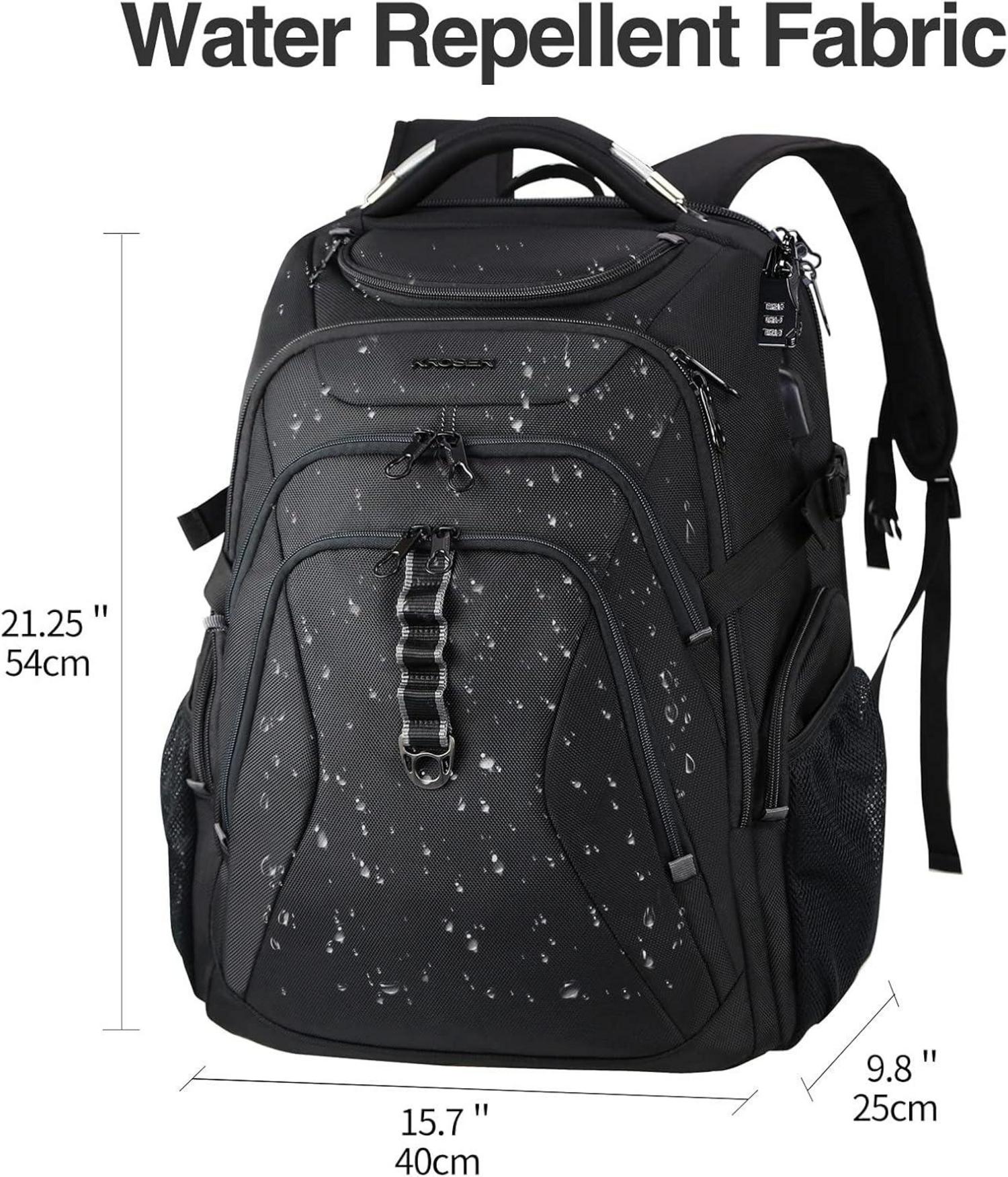 Laptop Rucksack 18,4 Zoll Hartschale RFID USB Business Backpack