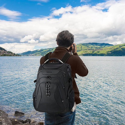 Laptop Rucksack 18,4 Zoll Hartschale RFID Taschen Wasserabweisend