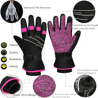 BIKINGMOREOK Winterhandschuhe -30°F 3M Thinsulate