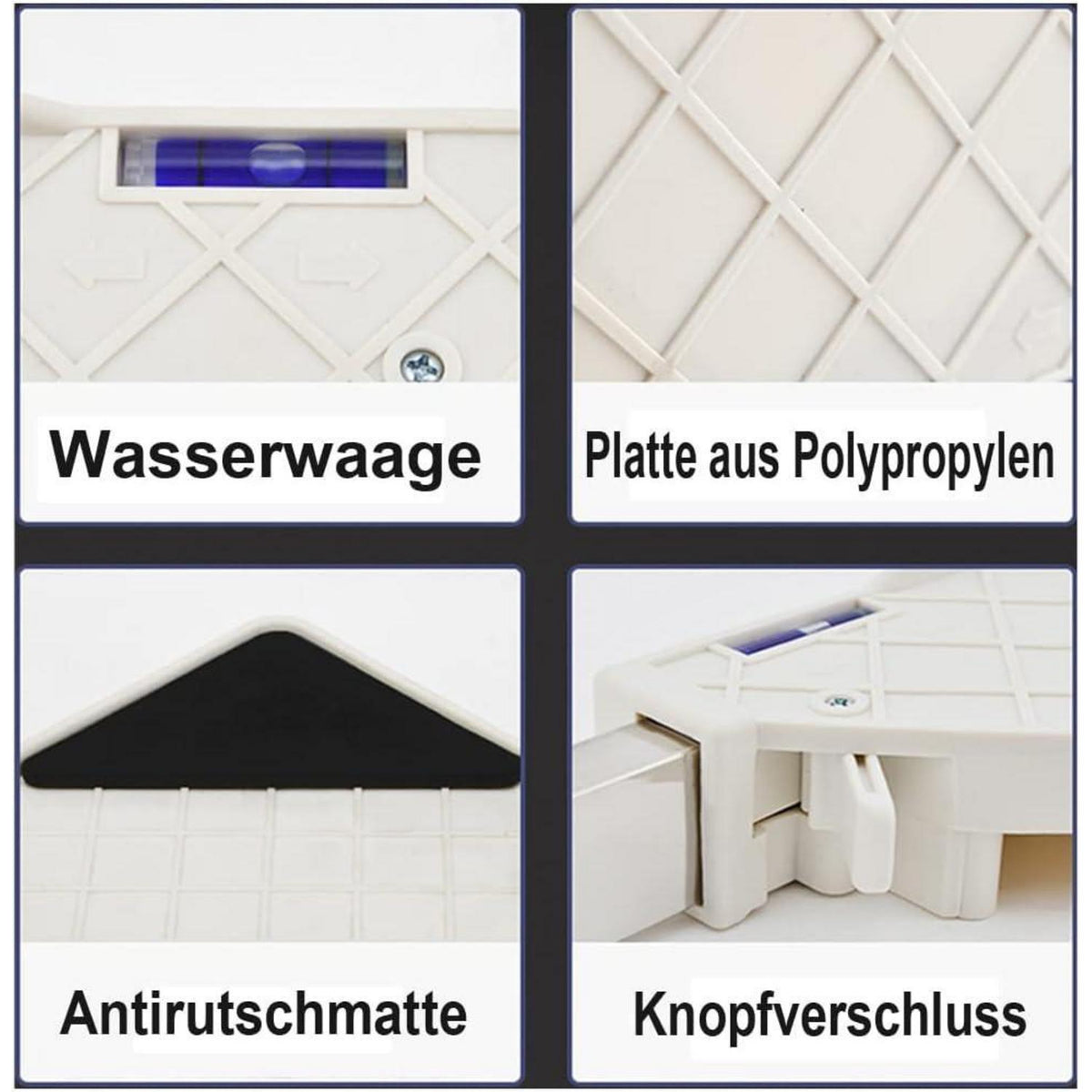 Verstellbarer Maschinen Sockel für Trockner, Waschmaschine & Co.