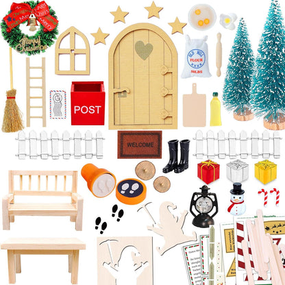 Wichteltür Zubehör Miniatur Elfentür Weihnachtsdeko Baustelle