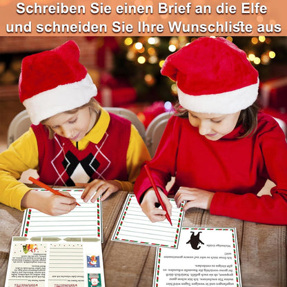 Miniatur Elfentür Weihnachten Wichteltür Set 53-teilig Baustelle