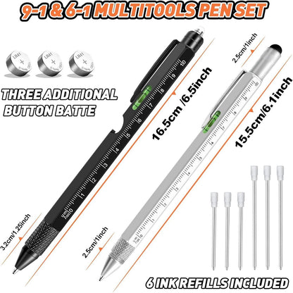 Multifunktionsstifte Set 9-in-1 & 6-in-1 Geschenkbox