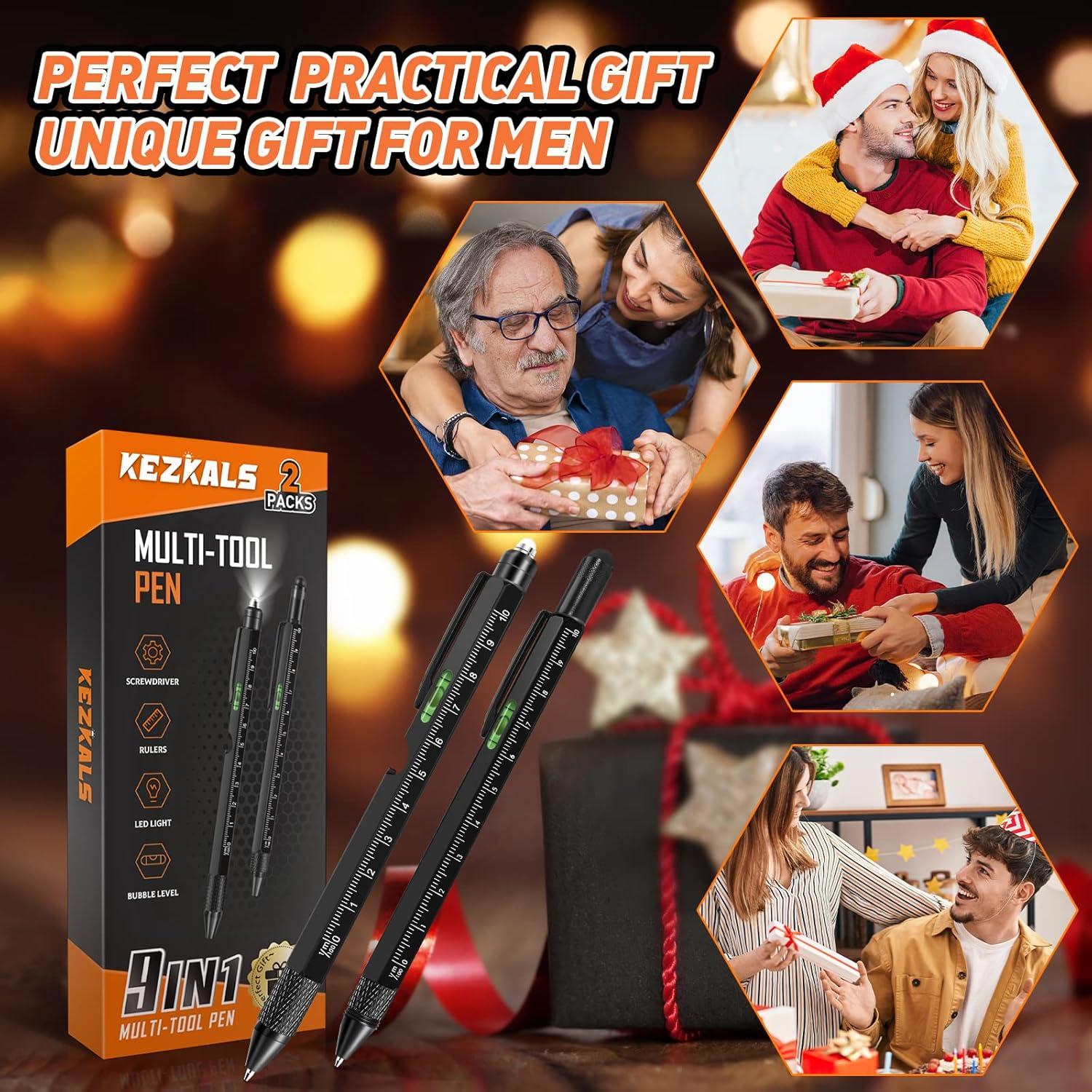 KEZKALS 9-in-1 Multifunktionsstift Set mit Nachfülltinte