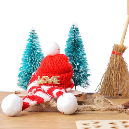 Miniatur Elfentür Set Weihnachten Wichteltür Zubehör Baustelle