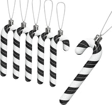 Zuckerstangen Weihnachtsbaum Glitzer Anhänger Christbaumschmuck 6