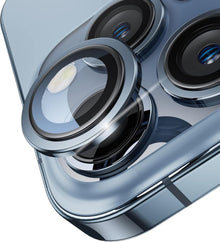 Kameraschutz iPhone 13 Pro Max Glas 9H Härte Blau 3 Stück