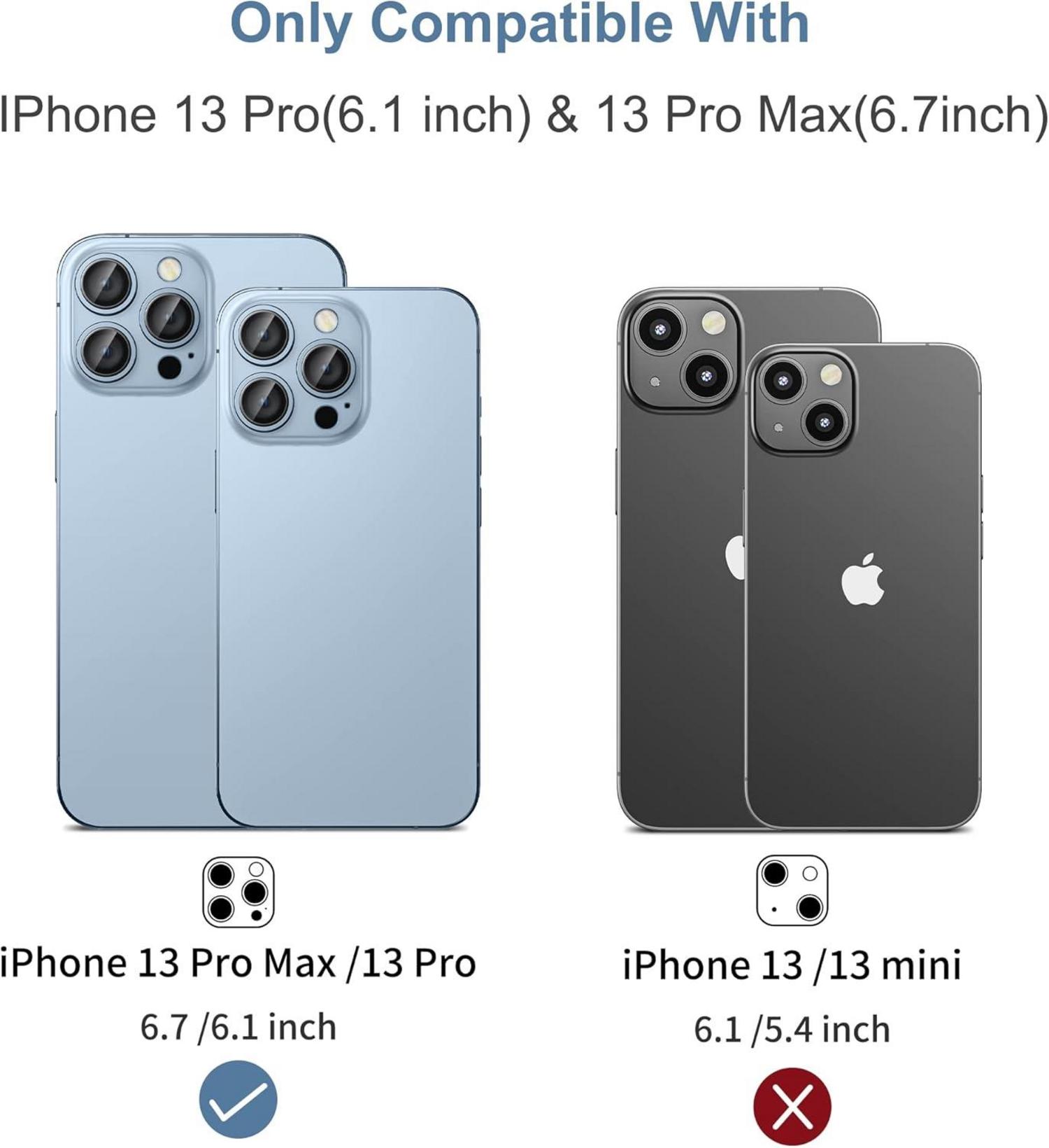 Kameraschutz für iPhone 13 Pro/13 Pro Max, 9H