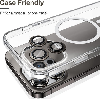 Kompatibler Kamera Schutz für iPhone 13 Pro/Pro Max, 3 Stück Schwarz