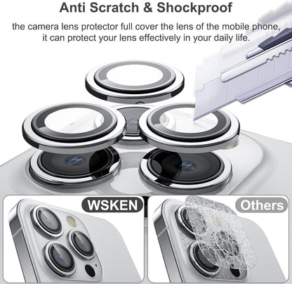 iPhone 13 Pro Max Kamera Schutzglas 9H Härte Blasenfrei 3er Set