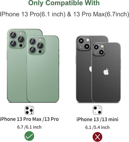 Kamera Schutzglas für iPhone 13 Pro/Pro Max, 9H