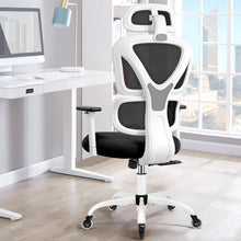 Ergonomischer Bürostuhl mit Kopfstütze und Lendenwirbelstütze