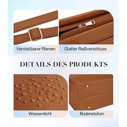 Laptop Handtasche Missnine Damen Laptoptasche 15,6 Zoll