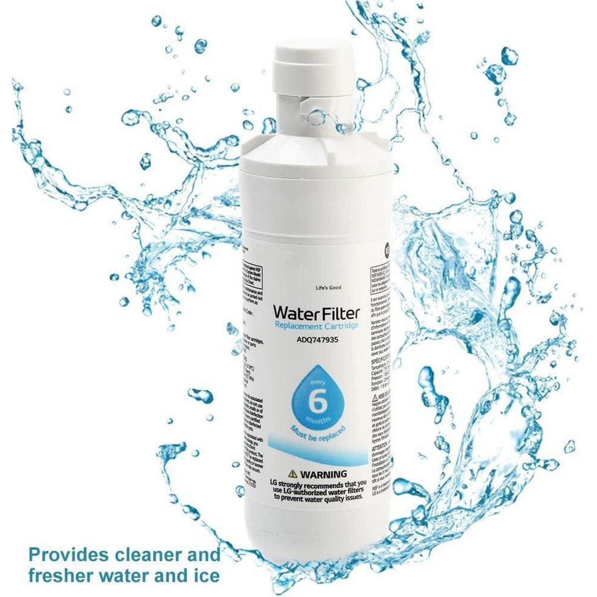 Wasserfilter 3er-Pack für Kühlschrank Französische Türen