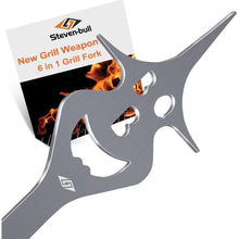 6 in 1 Fleischgabel Geschenke für Männer Grill Zubehör