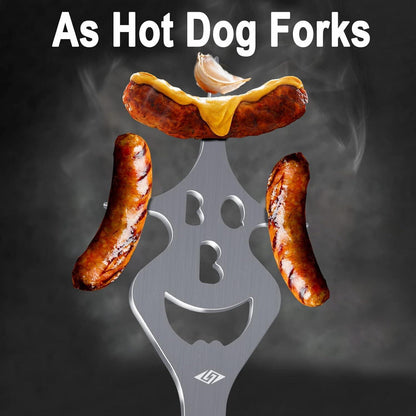 6 in 1 Fleischgabel Geschenke für Männer Grill Zubehör