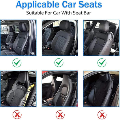 Auto Kopfstütze Kinder Memory Foam 360° Rotation