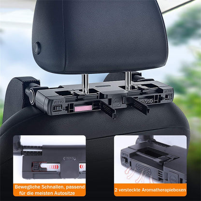 Auto Kopfstütze Kinder Memory Foam 360° Rotation Nackenstütze Autositze mit Handyhalterhaken