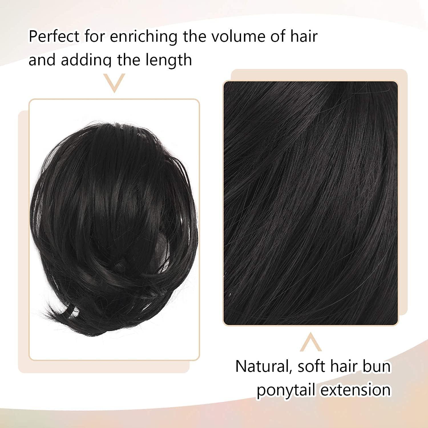 Synthetisches Haarteil Pferdeschwanz-Verlängerung Honigblond 20cm
