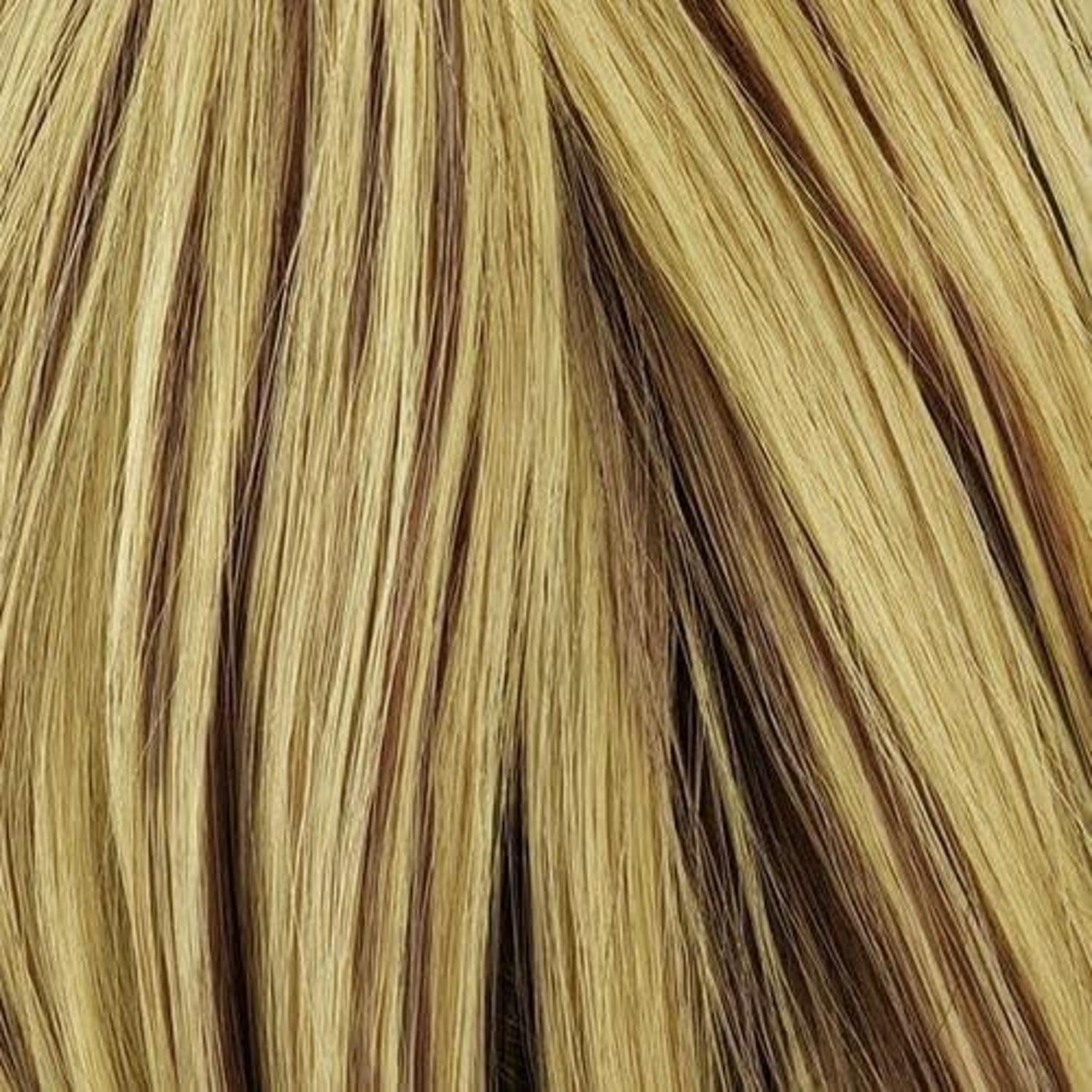 Haarteil Hair Extensions Honigblond Mischung Goldbraun 20cm