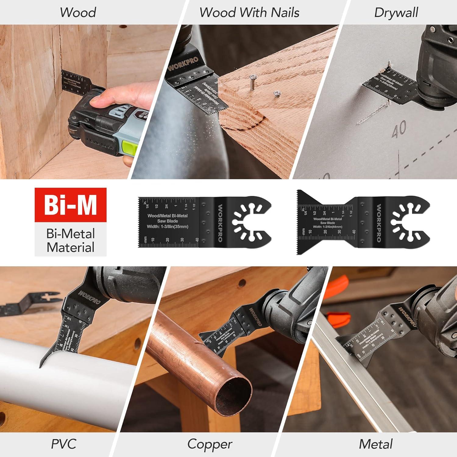 Oszillierendes Sägeblatt Set 22tlg. Multitool Zubehör für
