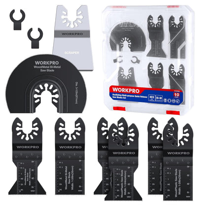 Oszillierendes Sägeblatt Set 10tlg. Multitool Zubehör Kit