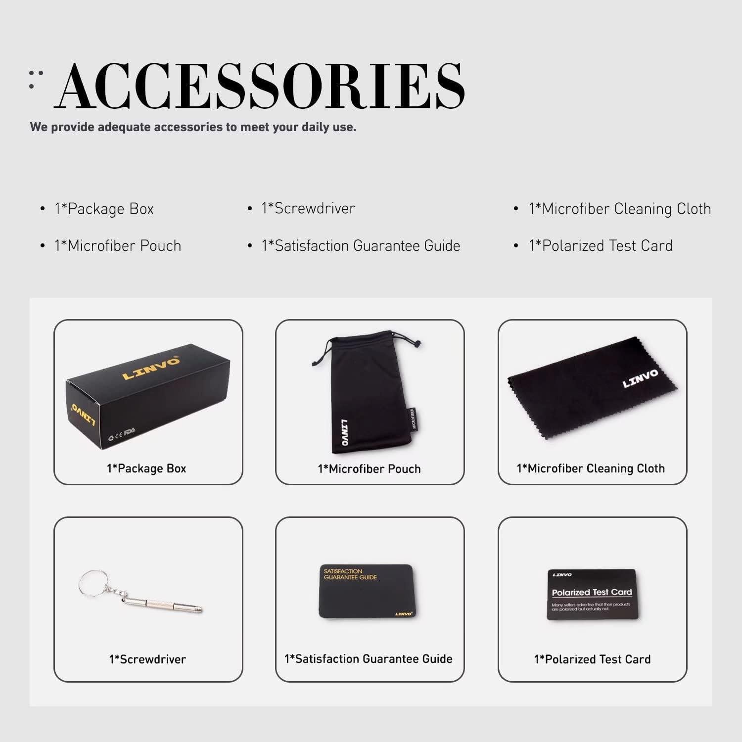 Polarisierte Sonnenbrille Halbrahmen 100% UV400 für Herren Damen - 3 Schwarz