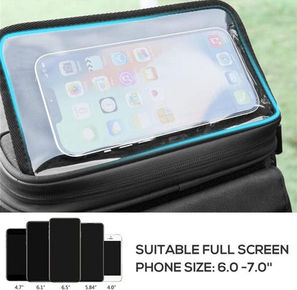 Fahrrad Lenkertasche Wasserdicht mit TPU-Fenster und Schultergurt