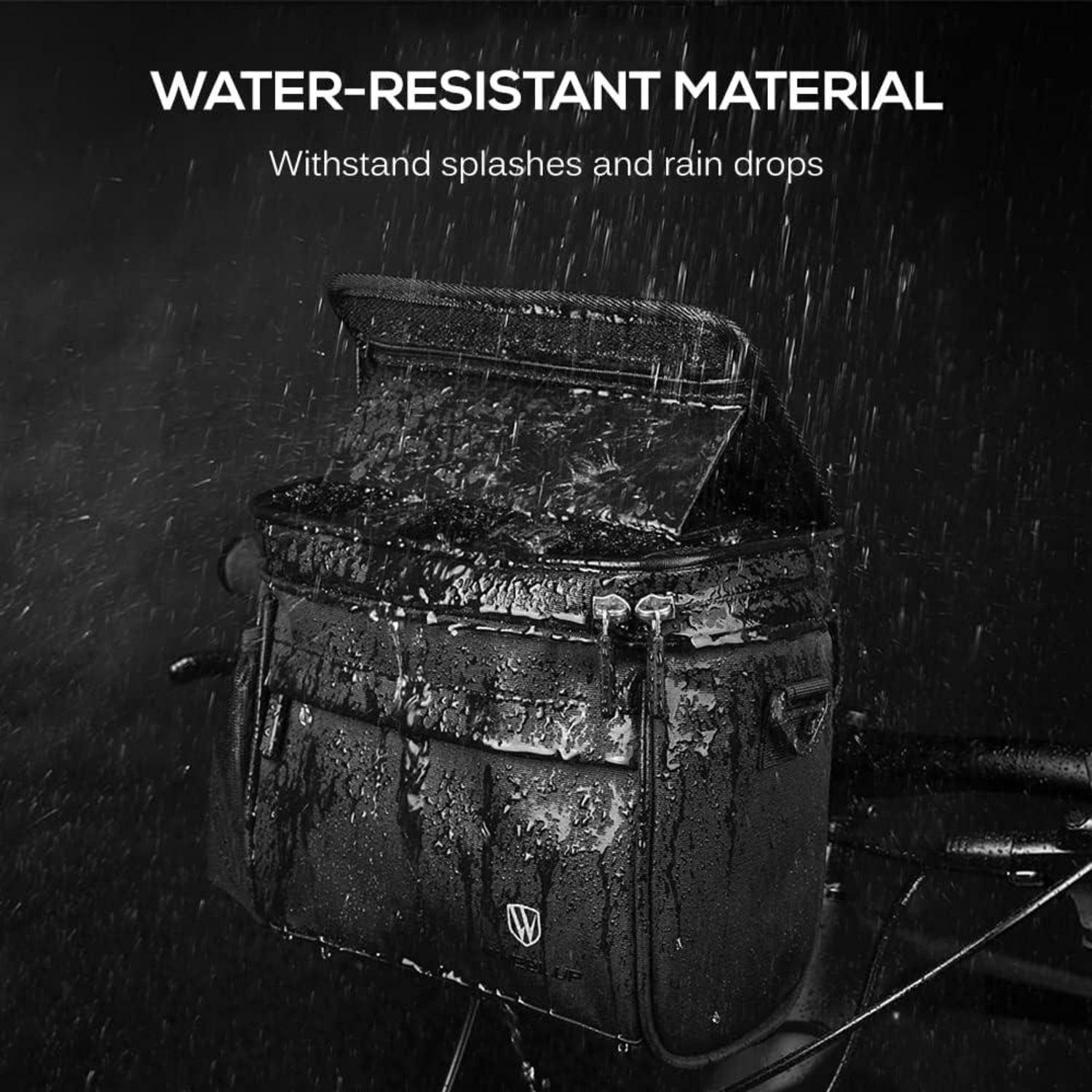 Fahrrad Lenkertasche wasserdicht mit TPU-Fenster und Schultergurt 20,5 x 18,3 x 12,5 cm