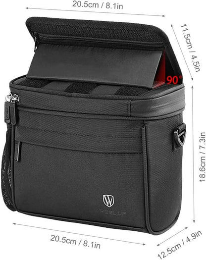 Fahrrad Lenkertasche Wasserdicht mit TPU-Fenster und