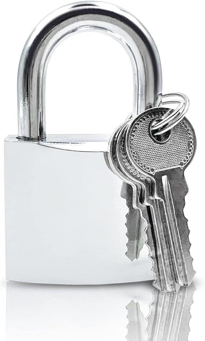 Vorhängeschloss 38mm mit 3 Schlüssel für Spind Werkzeugkisten 1 Stück
