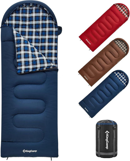 Kinder Schlafsack Winterdecke Camping Trekking 170x70cm 7°C 1.4 KG