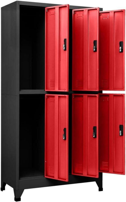 Schließfachschrank Metallschrank Lagerschrank Fächerschrank Anthrazit