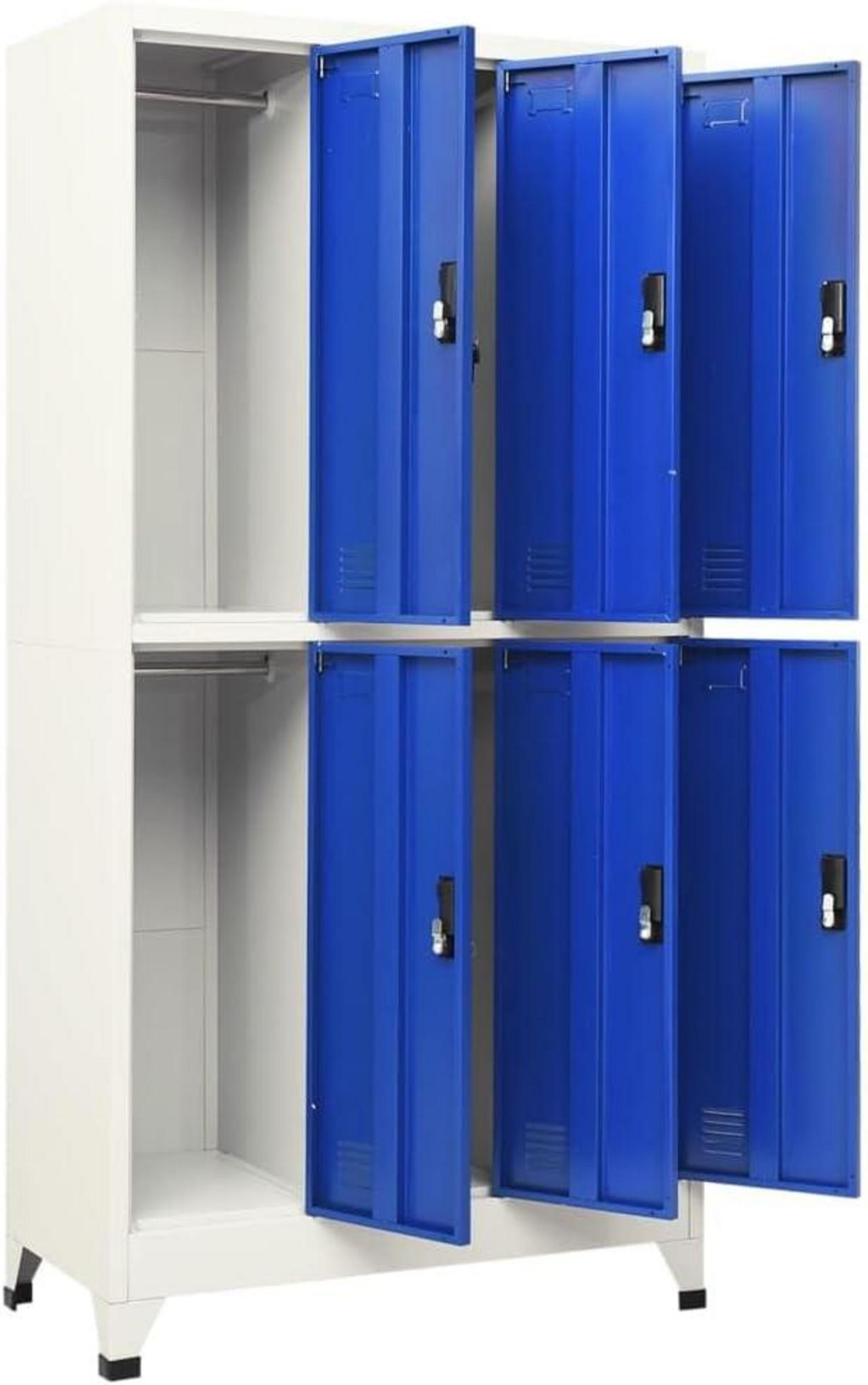 Schließfachschrank Metallschrank Lagerschrank Aktenschrank