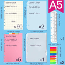 FANDAMEI A5 Gepunktete Nachfüllpapier Set 90 Blätter 6