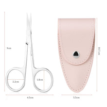 ACWOO Hautschere Edelstahl mit Ledertasche Maniküre